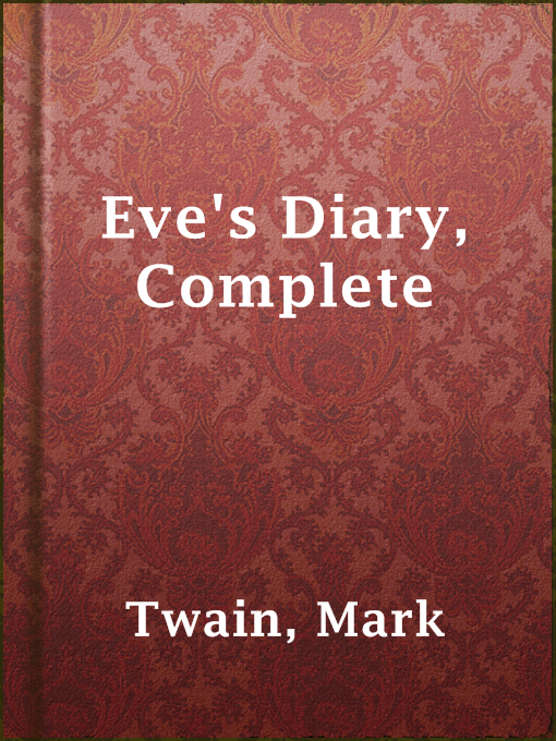 Upplýsingar um Eve's Diary, Complete eftir Mark Twain - Til útláns